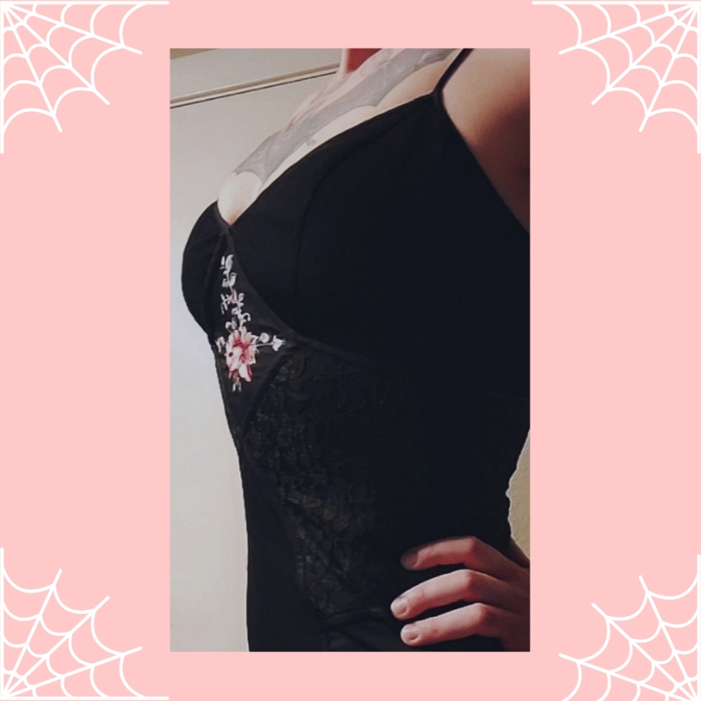 Rare 90s Betsey Johnson Dress - Black